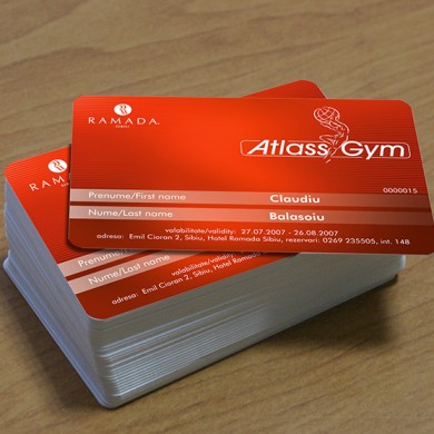 carduri, imprimari.ro, Atlass Gym