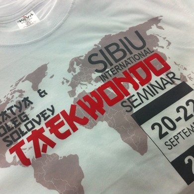 Personalizari tricouri, imprimari.ro, TaekWondo